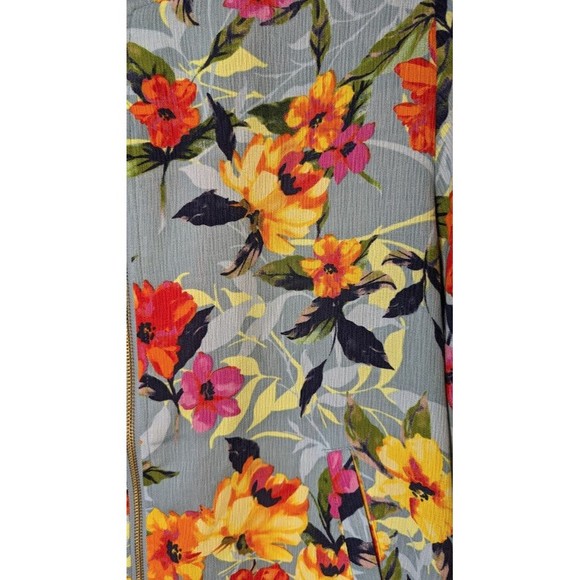 Susan Graver Tropical Floral Bomber Style Jacket Size 1X - Picture 2 of 4
